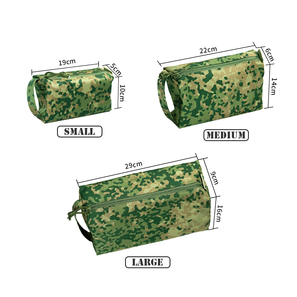 Dutch NFP Tactical Pouch Set – EDC- und Wander-Taschen, Army Camo, 3 Größen zur Aufbewahrung – Detail 2