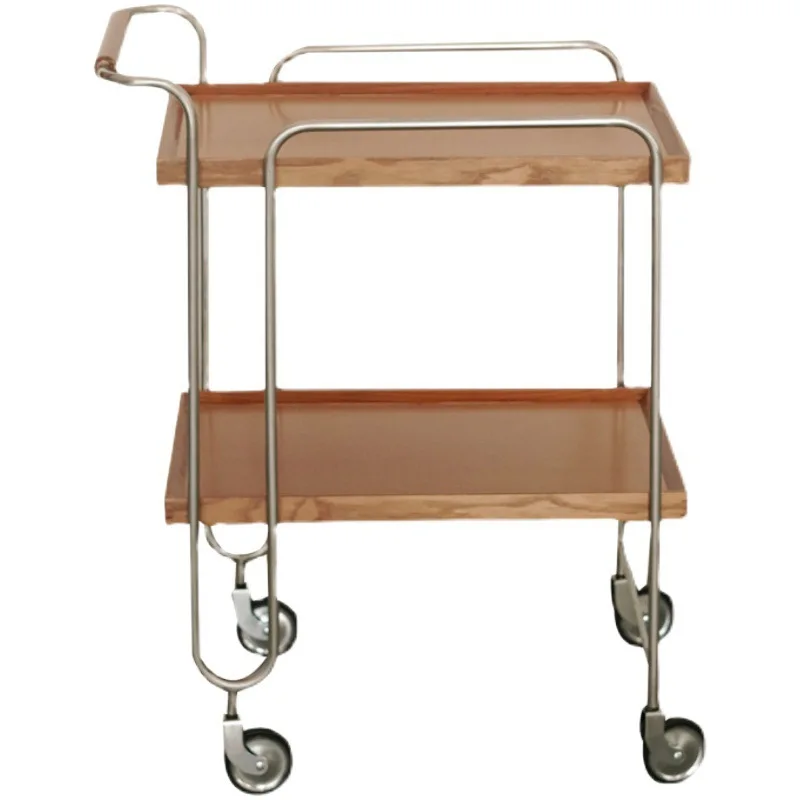 

Тумба-сервант из массива дерева для гостиной, передвижной приставной столик для дивана, кофейный столик, обеденный столик