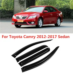For Toyota Camry 2012 2013 2014 2015 2016 2017 Sedan Window Visor Rain Sun Smoke Guard Deflector Shade Awning Shelter Raincoat