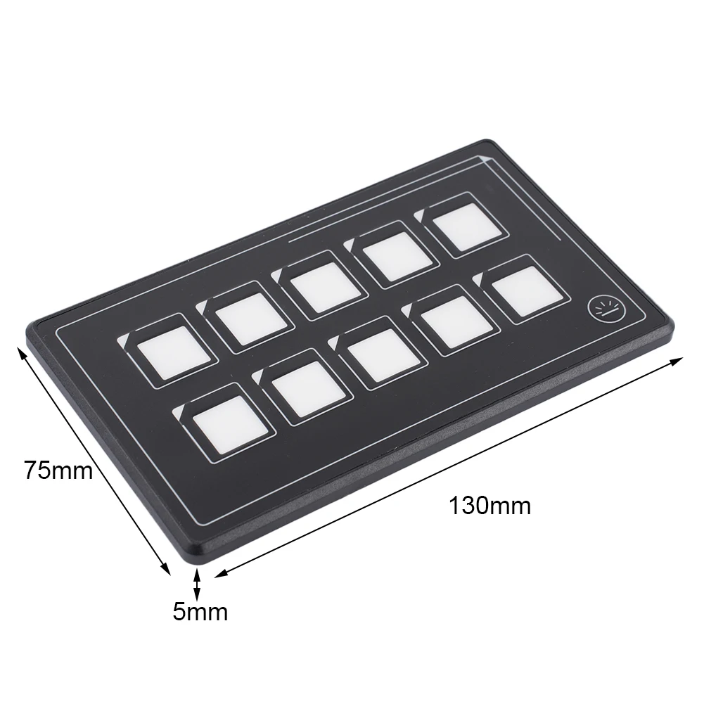 Hot Sales NEW High Quality 10-way Panel 10-Position Button 524g Yacht ≥10 Meters APP Control Color Box M5 Stud