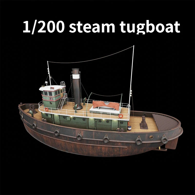 

1/200 Steamship Model World War II Allied Scene Matching Ship Model 170MM DIY Resin Assembly Kit