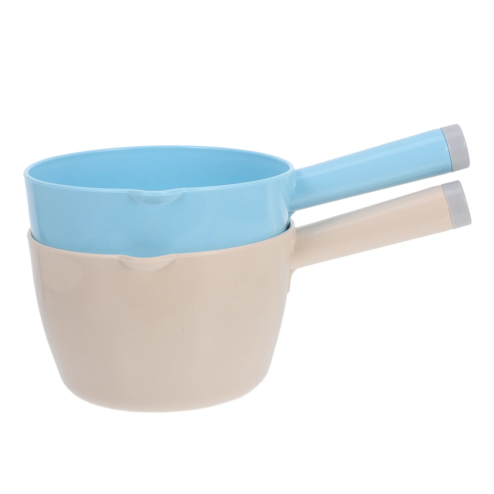 

2pcs Water Scoop Plastic Large Capacity Garden Kitchen Watering Ladle For Home Use Pp Material Sturdy Water Yoke Tool