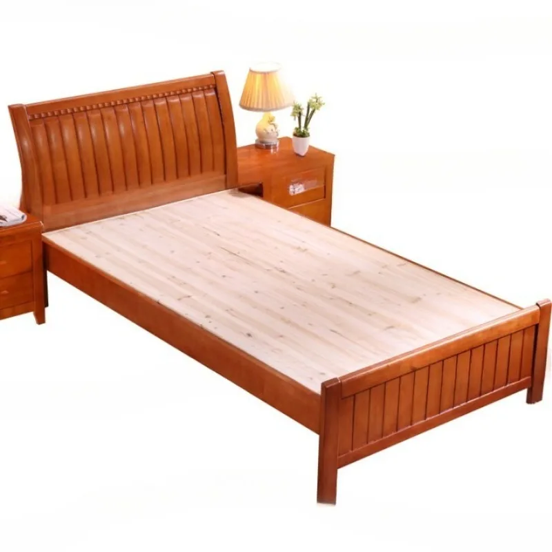 

Solid wood single bed