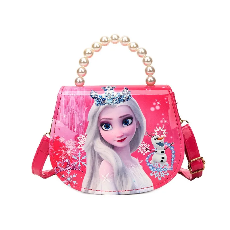 

Disney Elsa Princess Handbag Crossbody Purse Cute Cartoon Style Shoulder Bag for Little Girls Casual Outing