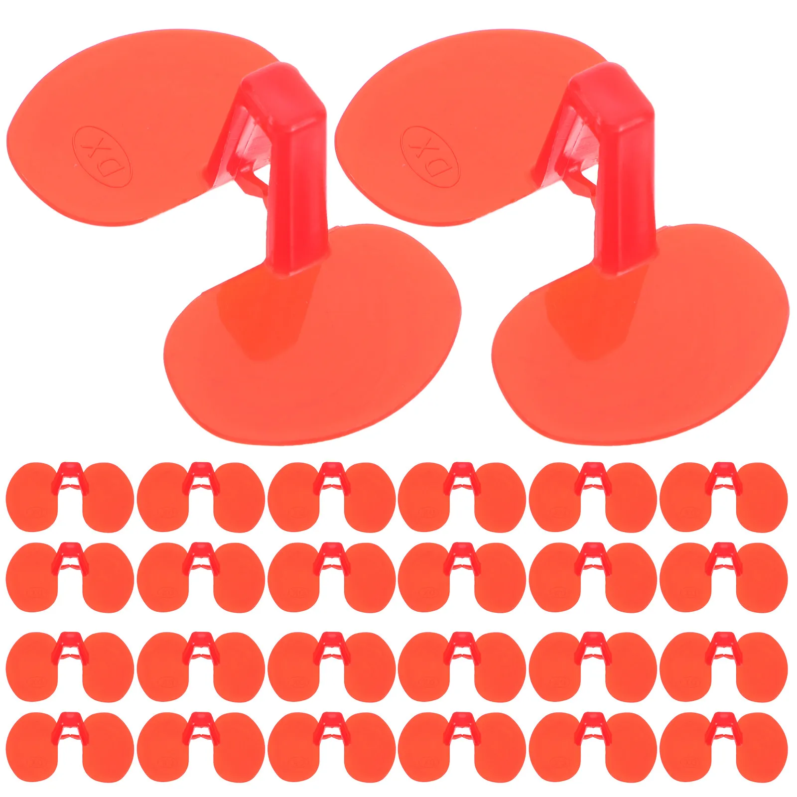 100pcs Chicken Anti-Pecking Glasses – Lightweight Plastic Poultry Protector for Hens & Roosters, Pinless Design