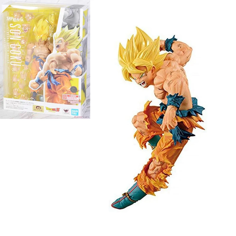 

Bandai Dragon Ball S.H.Figuarts SonGoku Dragon Ball Legendary Super Saiyan Battle Damage 3.0 Child Gift Toy Movable Model Figure