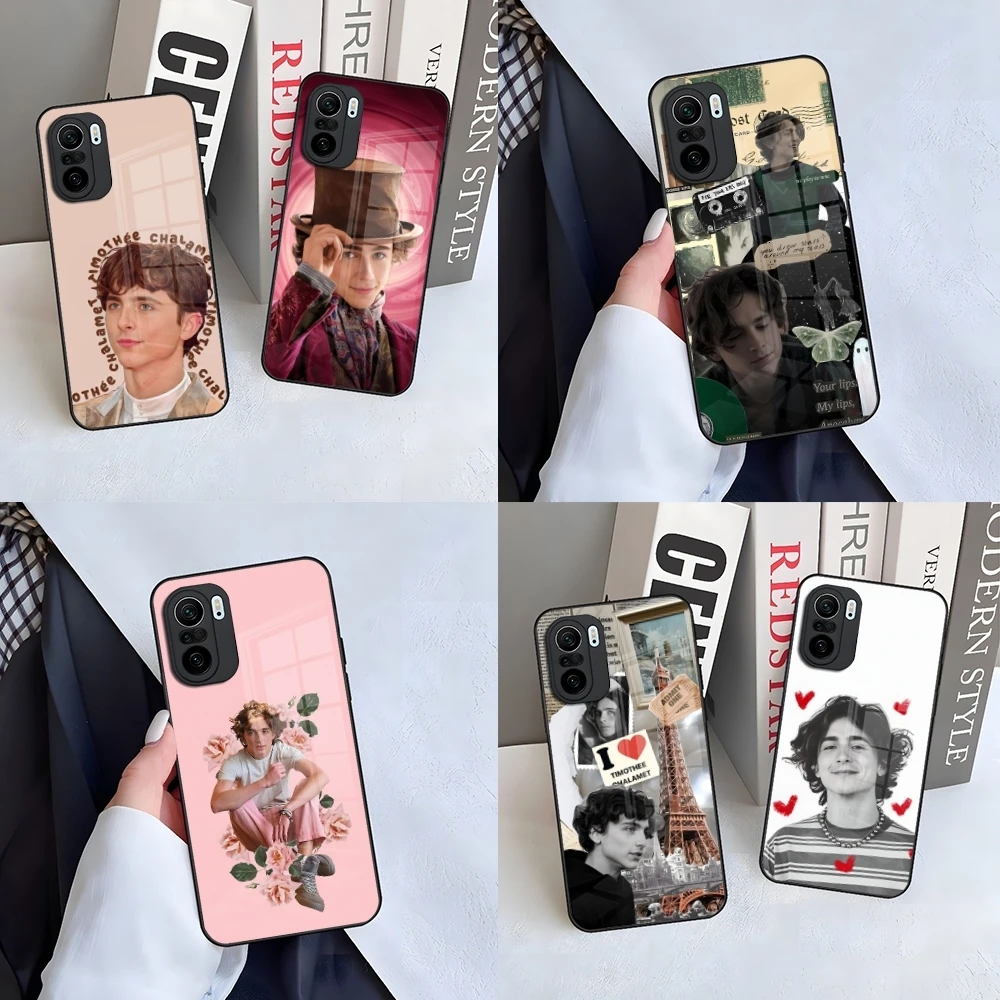 Чехол для телефона Timothee Chalamet Actor для Xiaomi 15 14 13 12 Mi 11 S T X ultra Lite T Pro, чехол из закаленного стекла