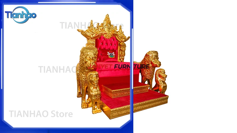 Wholesale Custom Gold Throne Furniture for Sale