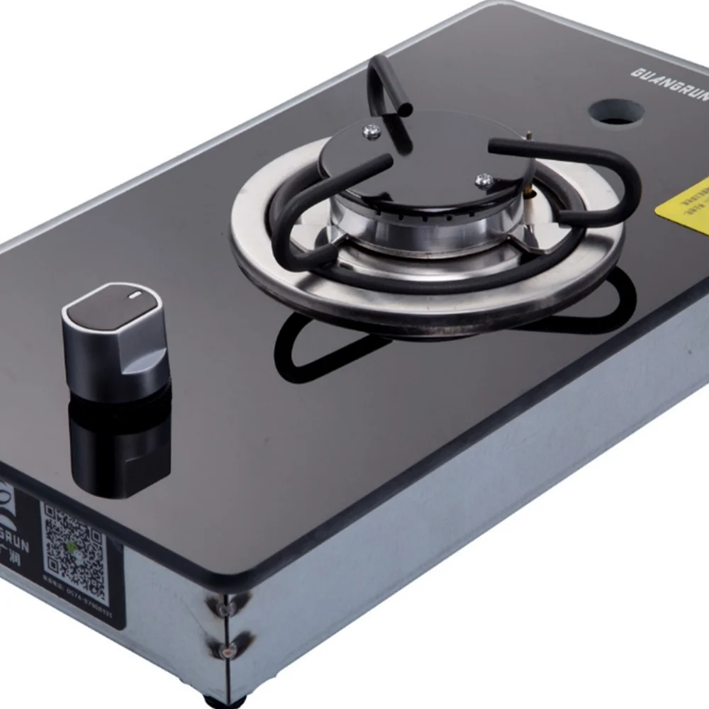 RV Single-burner Gas Stove Yacht Outdoor Gas Cooktop for Camper Van Recreational Vehicle Caravan