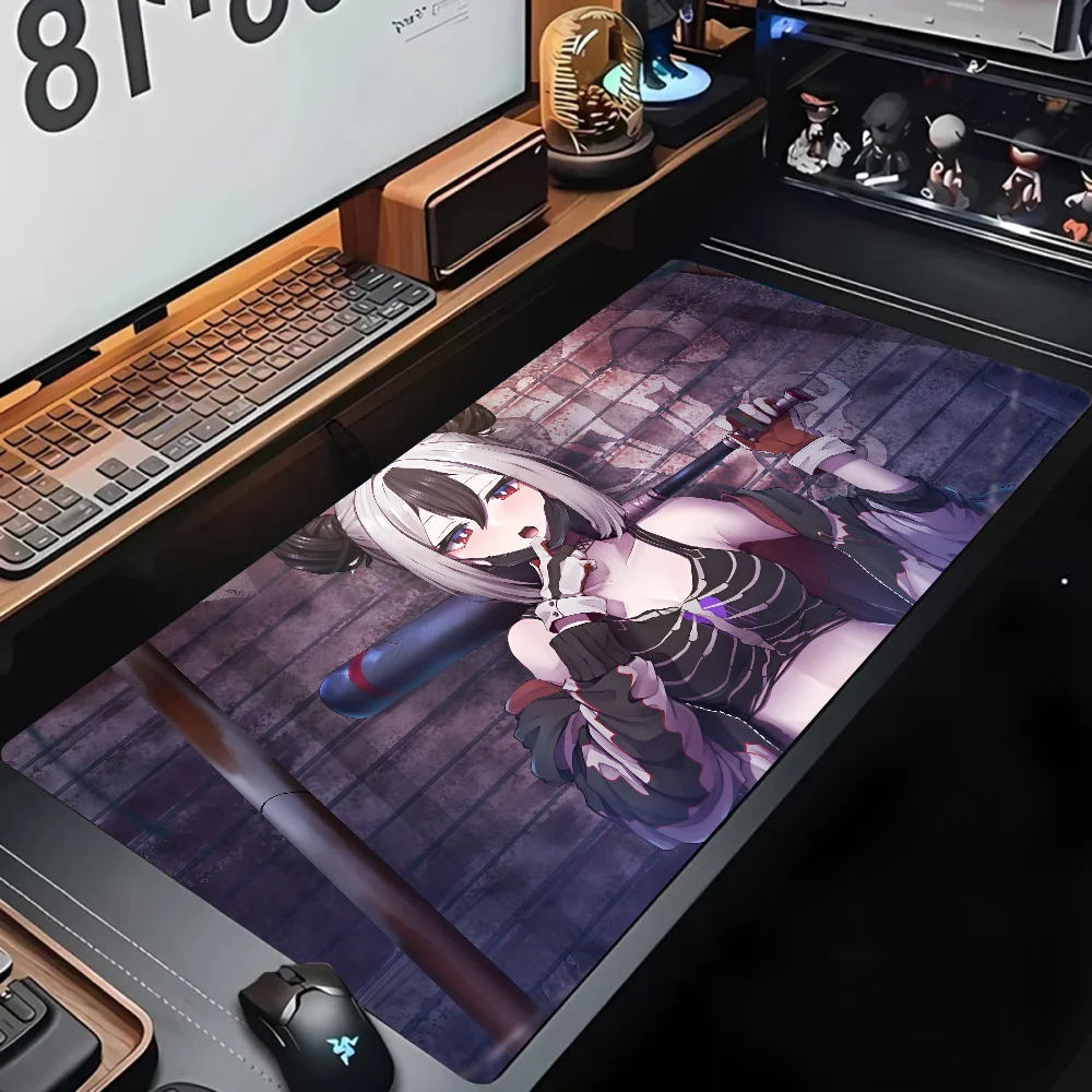 Game Anime Blue Archive Onikata Kayoko Mousepad Mouse Mat Desk Mat With Pad gaming accessories Prime Gaming XXL Keyboard Pad Sti