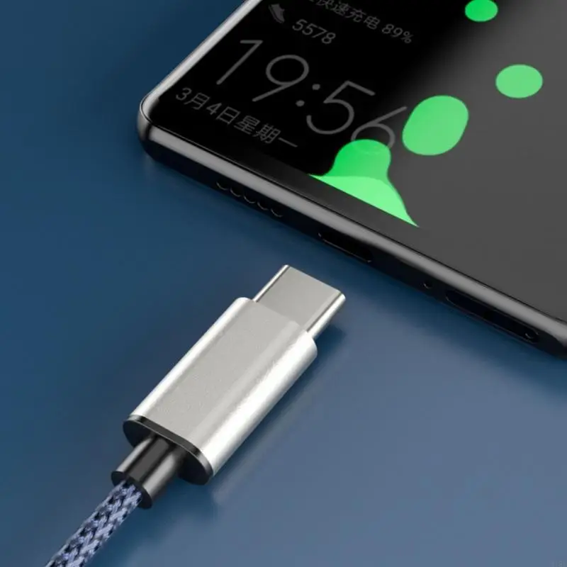 918C 2 in 1 snoer Type-C naar USB A 3,5 mm stereo autoheadset Aux-kabel voor telefoontablet