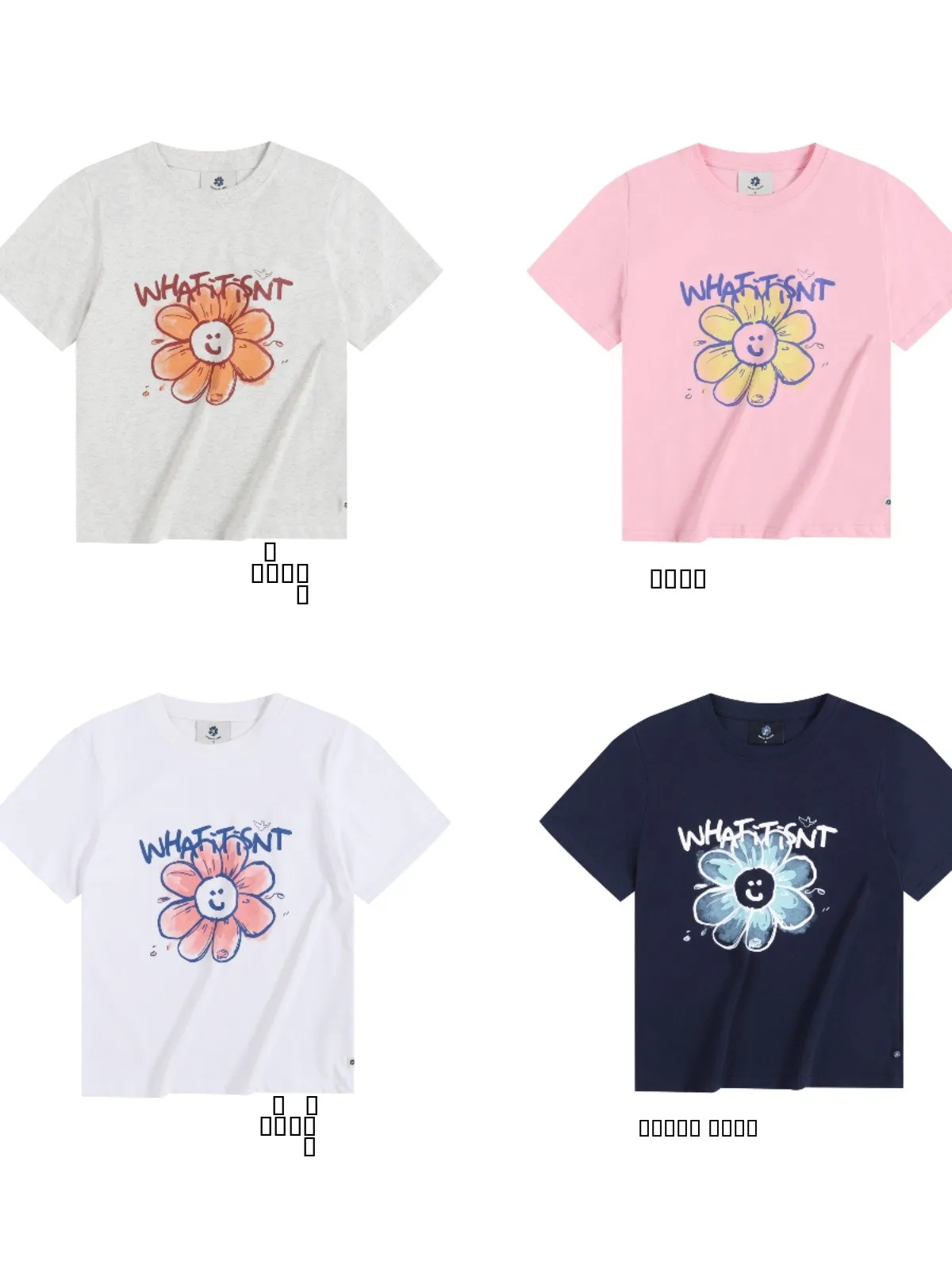 Camiseta de Verano para Mujer, Corte Ajustado, Estampado Floral, Marca de Moda, Algodón, Estilo Juvenil, Cuello Redondo