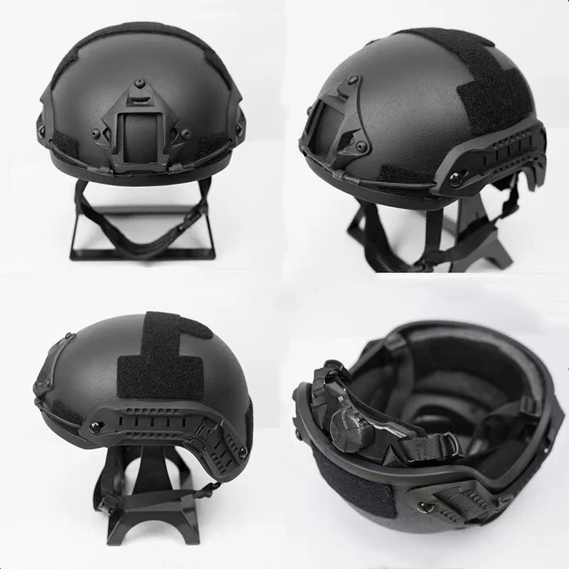 PE NIJ IIIA High Cut Ballistic Helmet 2 Generation high-grade lining UHMW-PE BALLISTIC IIIA BULLET PROOF HELMET