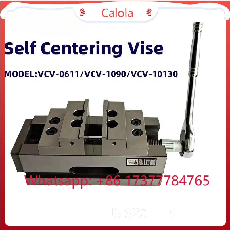 VERTEX VCV Series 5-Axis CNC Machine Vise VCV-0611 VCV-1090 VCV-10130 Self-Centering Vise