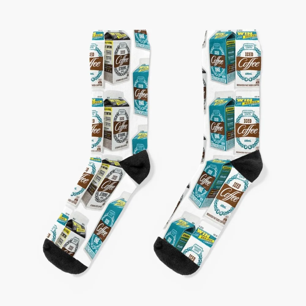 Farmers Union Iced Coffee Support Socks Funny Socks Men