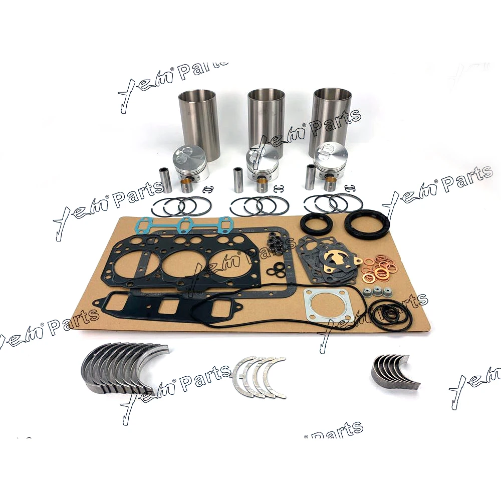 

For Yanmar engine parts 3TNE74 Liner kit piston + piston ring + bearings+ full gasket set