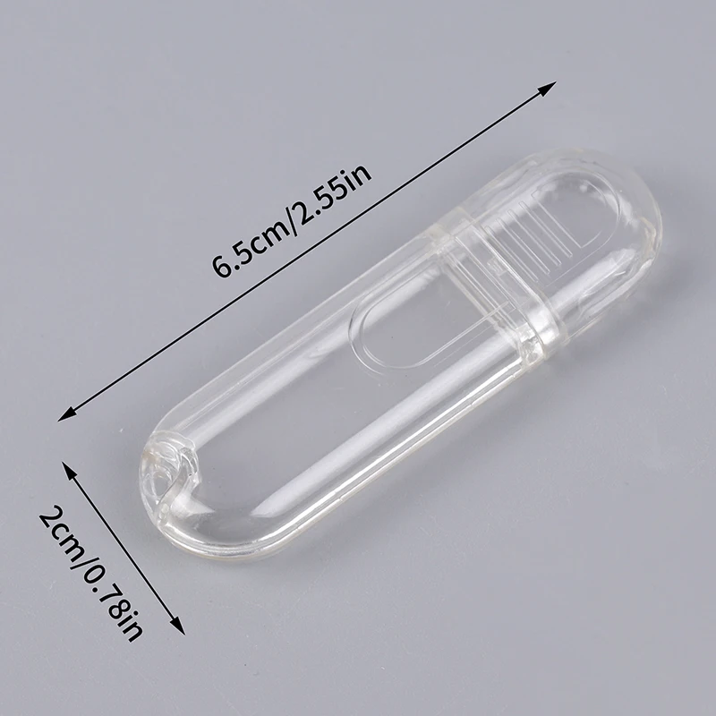 Small Plastic Instrument Enclosure USB Stick Junction Housing Plastic Transparent U Disk Enclosure Plastic U Disk Housing