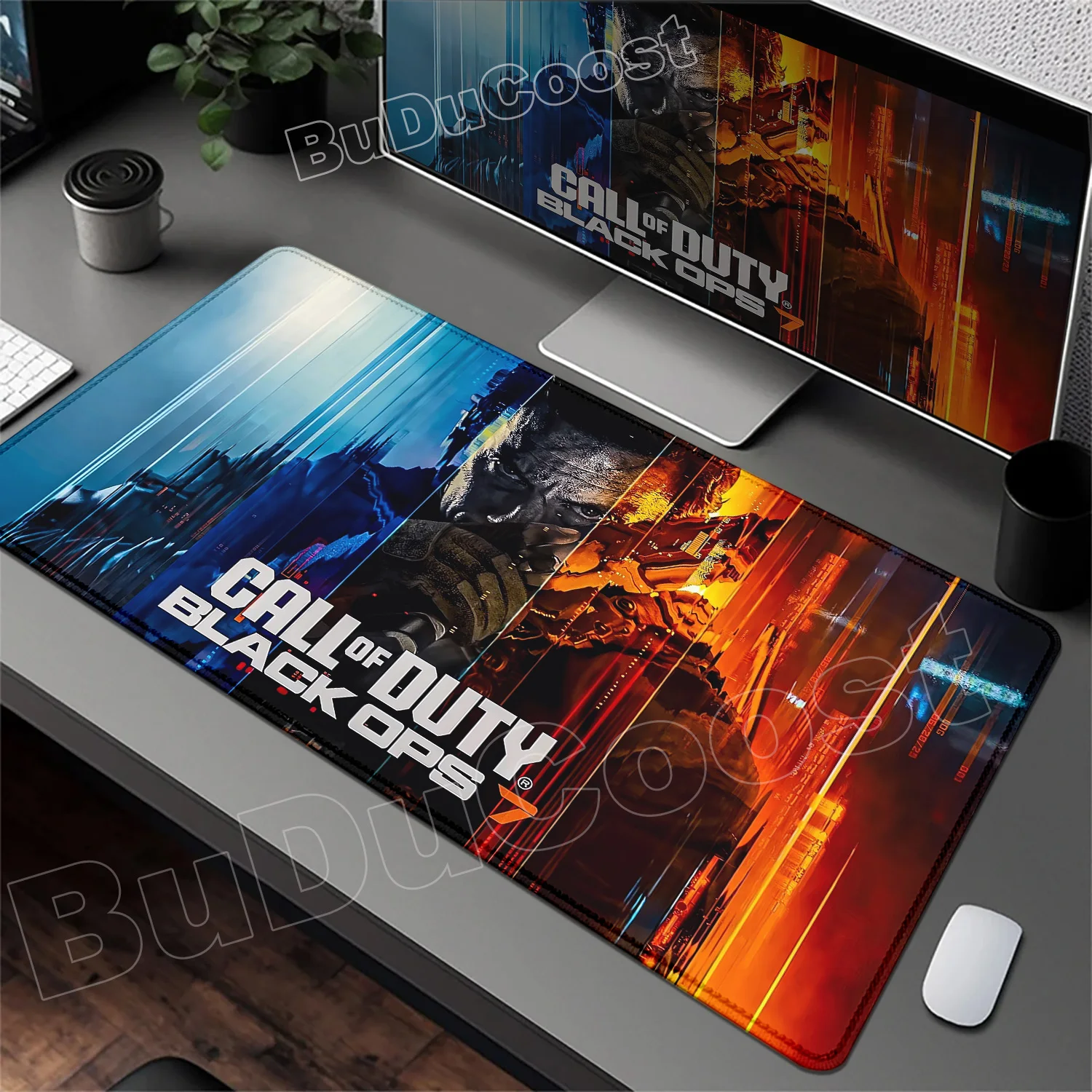 

Call of Duty Ops 7 Game Large Mouse Pad PC Gaming Accessories Laptop Office Rubber Carpet Soft Mausepad Desktop Extend Table Mat