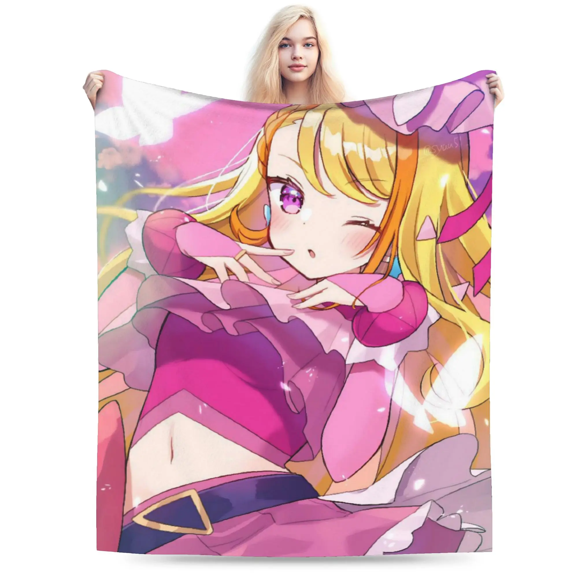 Soaring Sky Pretty Cure Accessories Blanket Warm Cozy Fluffy  Throw Blankets for Bed 50x60 Inches Multi-size Bedding Throws