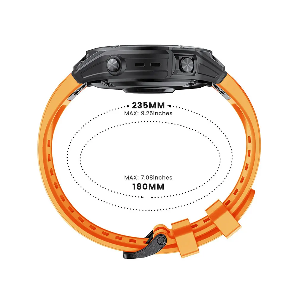 22mm 26mm pulseira de relógio para garmin fenix 5 6 7 5x 6x 7x 3 hr safira silicone acessórios pulseira de banda de pulso