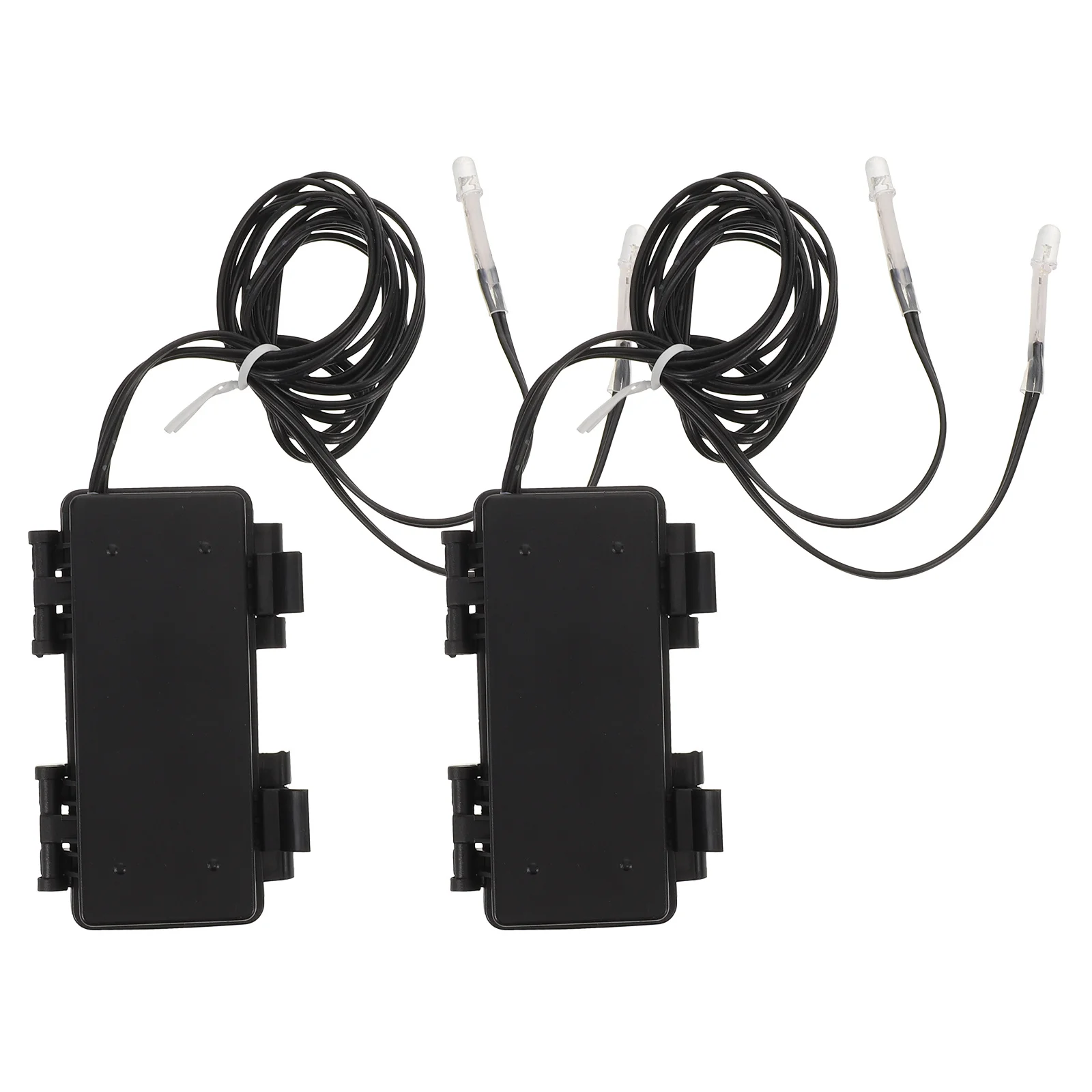 

2Pcs LED Glowing Eyes Spooky Halloween Decoration High Brightness Flashing LED Eyes for Masks Pumpkins Tombstones