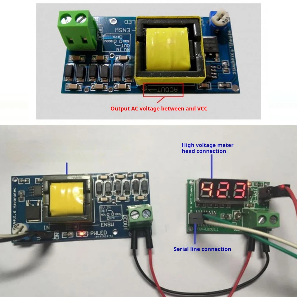 

Модуль повышающего источника питания постоянного тока от 5 В до 400 В, 300/900/1000 В постоянного тока XIPA, непрерывно регулируемый модуль питания