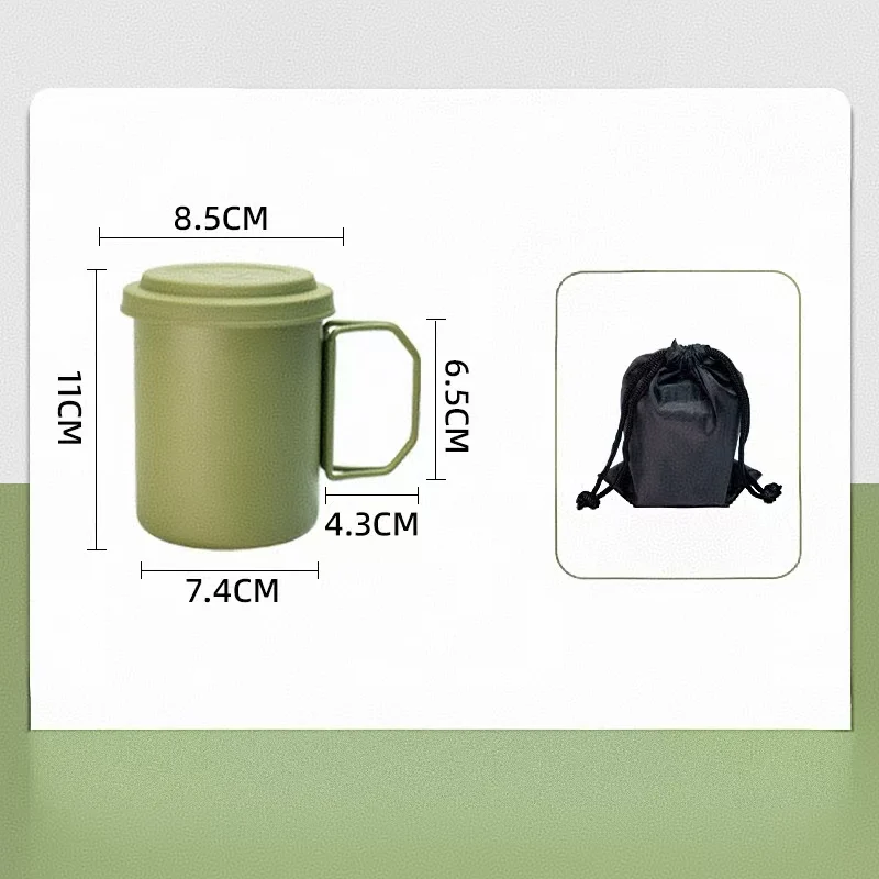 

SUS316 Stainless Steel Outdoor Travel Cup: Suitable for Mountain Climbing, Hiking, Camping, Picnics, Coffee, Tea