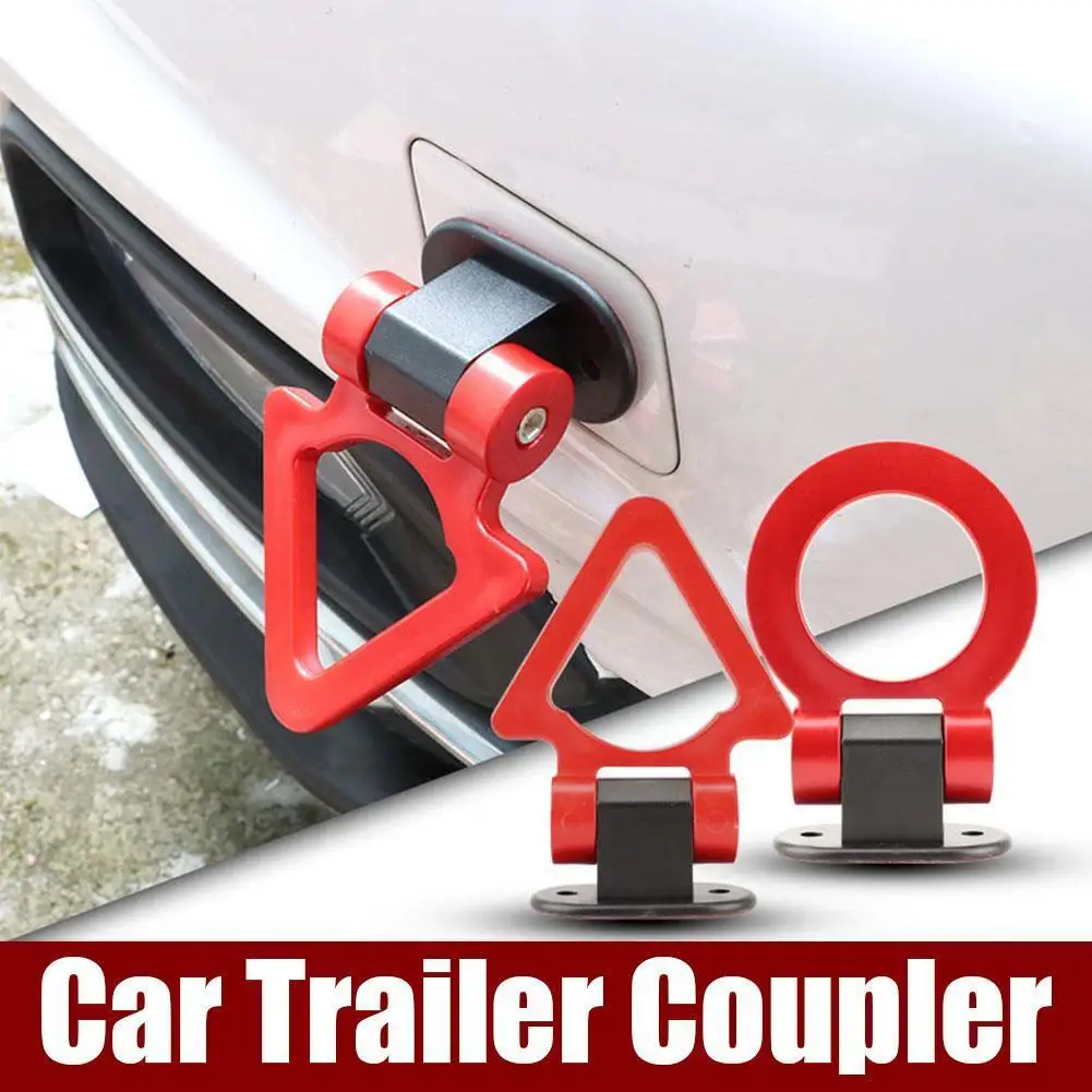 ABS Car Styling Trailer Hooks Sticker Decoration Car Vehicle Hook Front Trailer Rear Simulation Towing Racing Auto V5O8