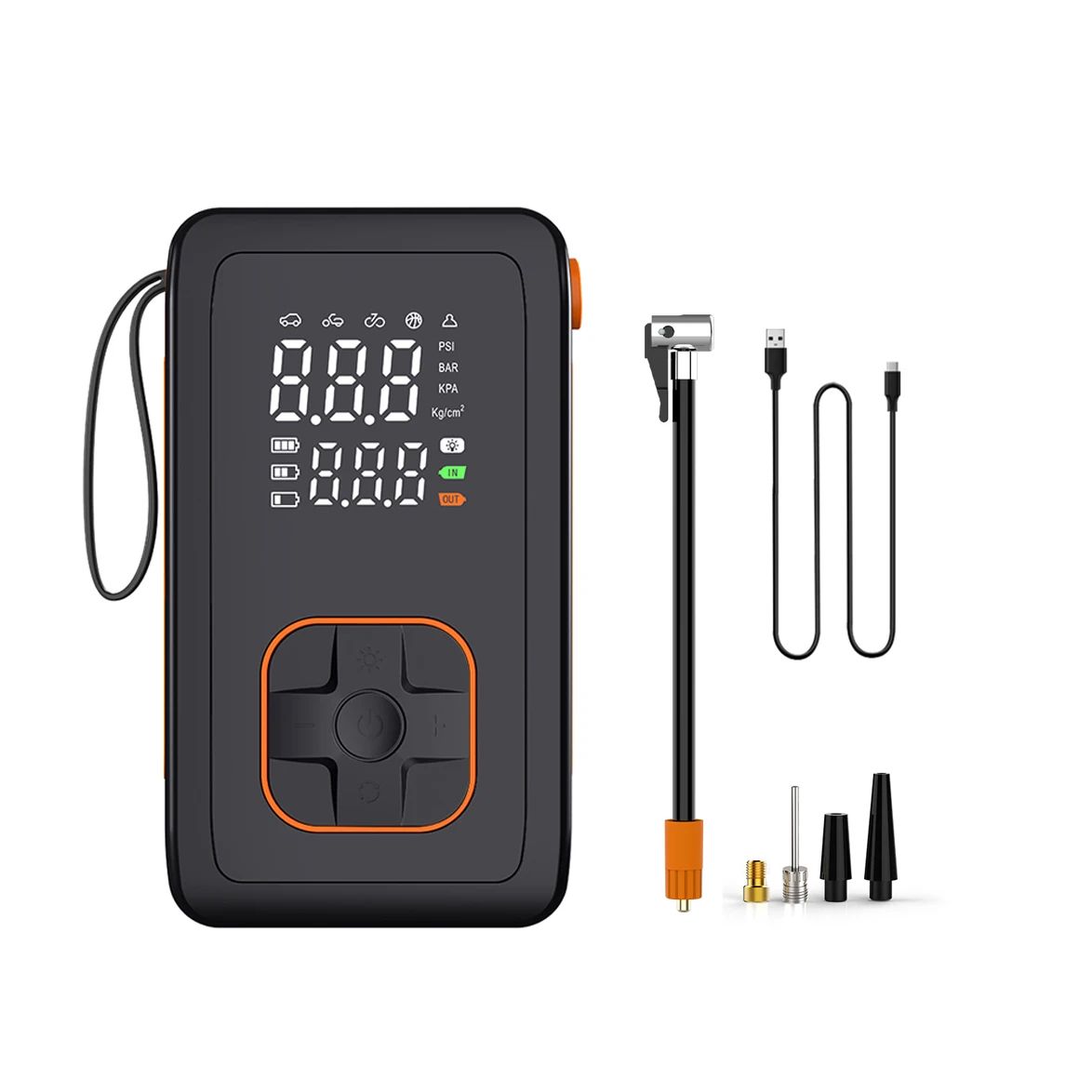 

Commercial Digital Portable Car Tire Pump Air Compressor Wireless Car Tire Inflator Mini Car Electric Air Pump