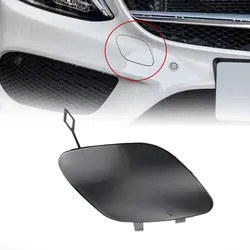 Car Front Tow Hook Cover Cap Black Bumper Tow Hook Cover for  Benz C-Class C300 C400 W205