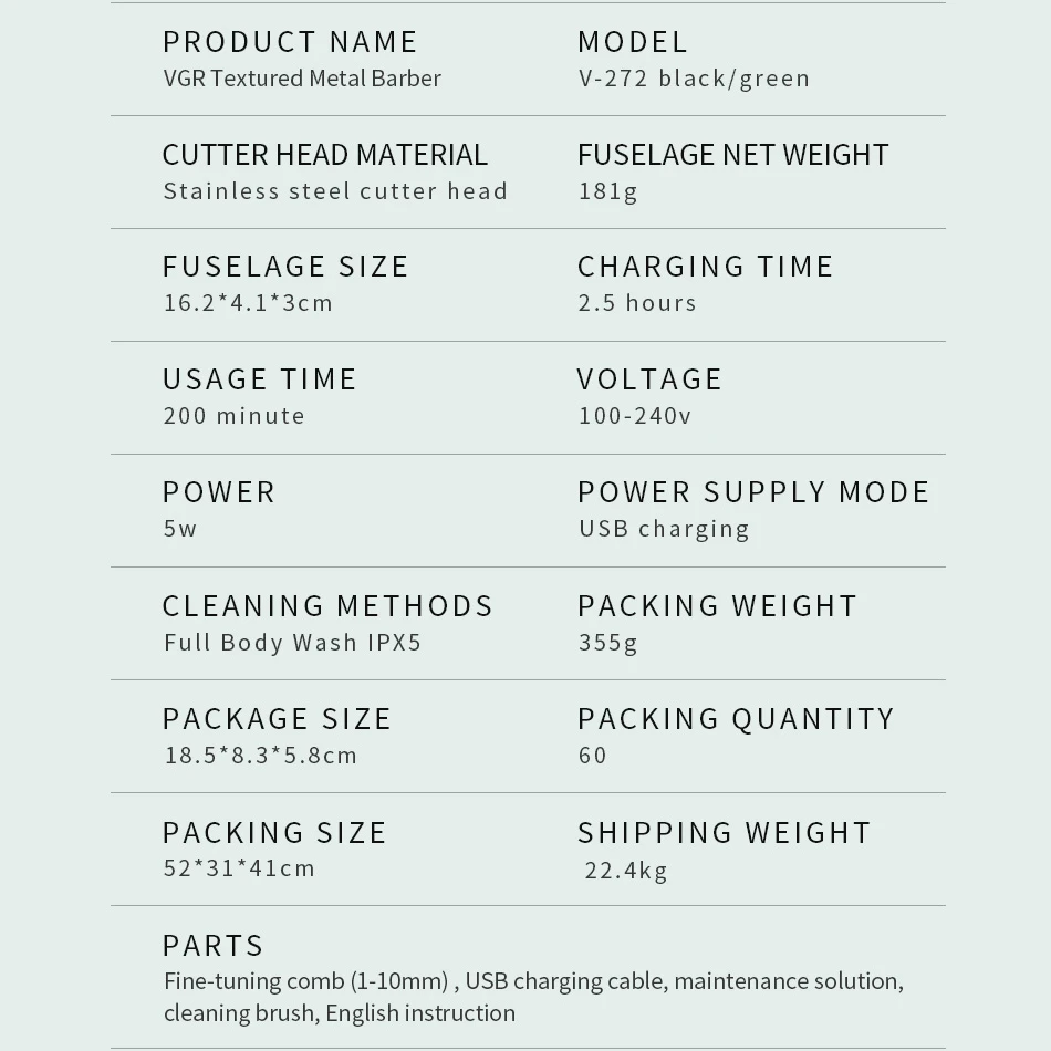 T أصلع رئيس الشعر المقص جزازة قابلة للشحن المتقلب T-الشخصي الحلاق آلة الحلاقة Vintage اللاسلكي حلاقة الرجال القاطع ماكينة حلاقة