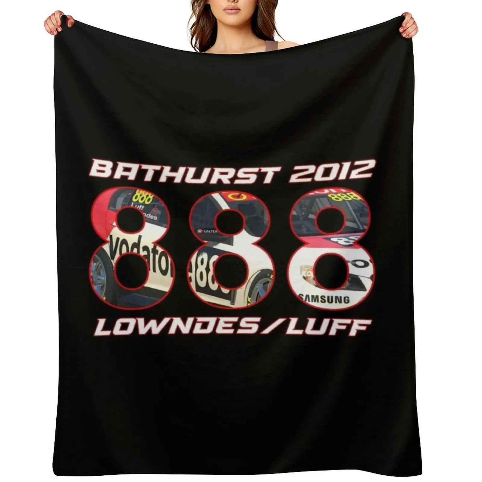 

Craig Lowndes Bathurst 2012 Throw Blanket Cute Luxury Shaggy Stuffeds Blankets