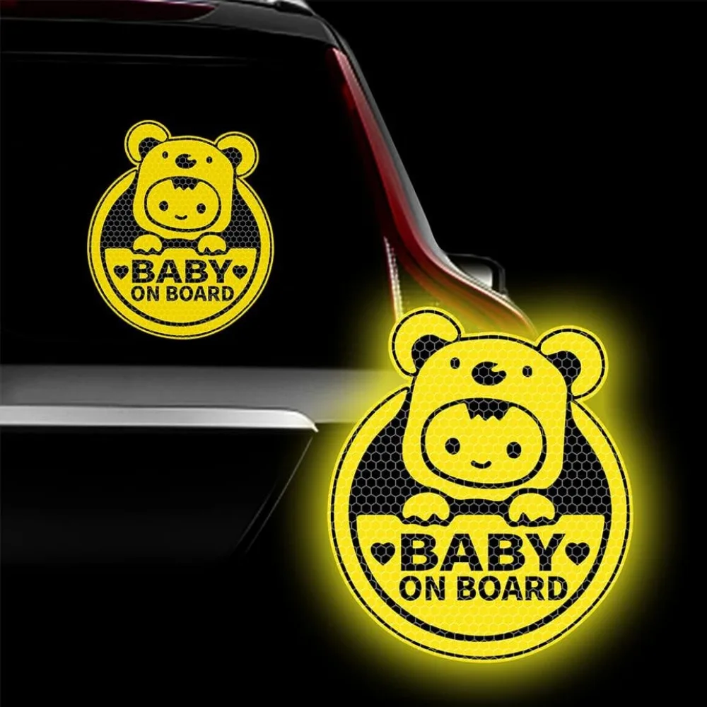 

Baby On Board Sticker for Cars, Cute Koala High Intensity Reflective Waterproof Vinyl Car Decal Kids in Car Safety Sign 6"x7"