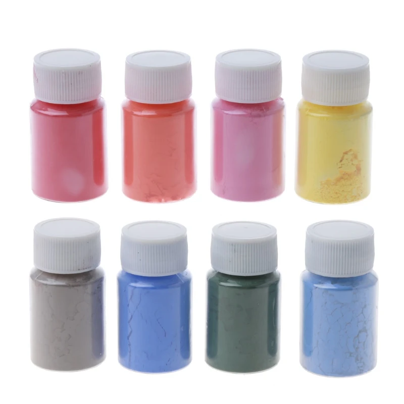 Thermochromic Pigment Powder Temperature Activated That Changes at 88°F-5 Colors Changing Powder 10ml/0.35oz Each