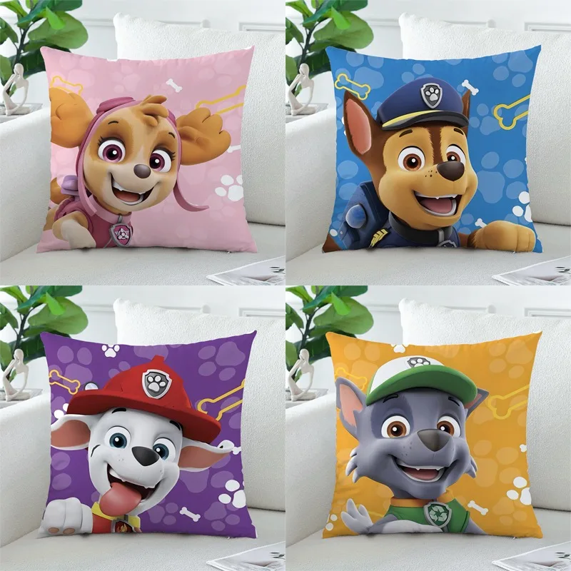 PAW Patrol Cushion Covers Kawaii Anime Pillowcases Bed Living Room Cartoon Sofa Pillow Cases Home Decor Boys Girls Birthday Gift