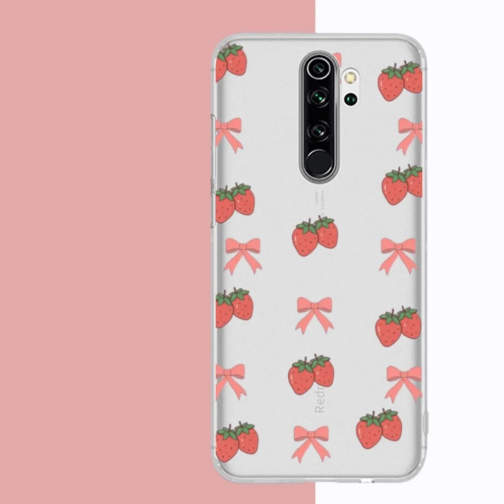 Fruit Art Illustration Phone Case For Samsung S 20 21 22 23 for Redmi Note7 8 9 10 for Huawei P20 30 40 Clear Case