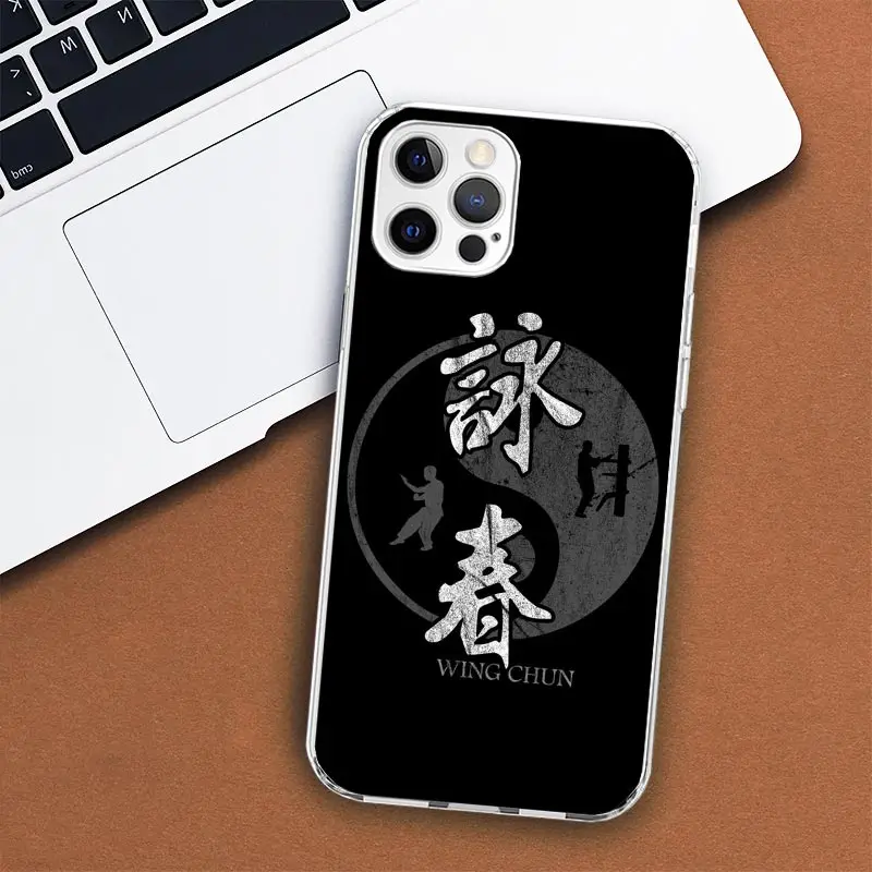 Wing Chun Kung Fu Phone Phone Case For Apple iPhone 11 12 13 14 15 16 Pro Max 7 X XS 8 Plus + Mini SE Customized Print Soft Cove