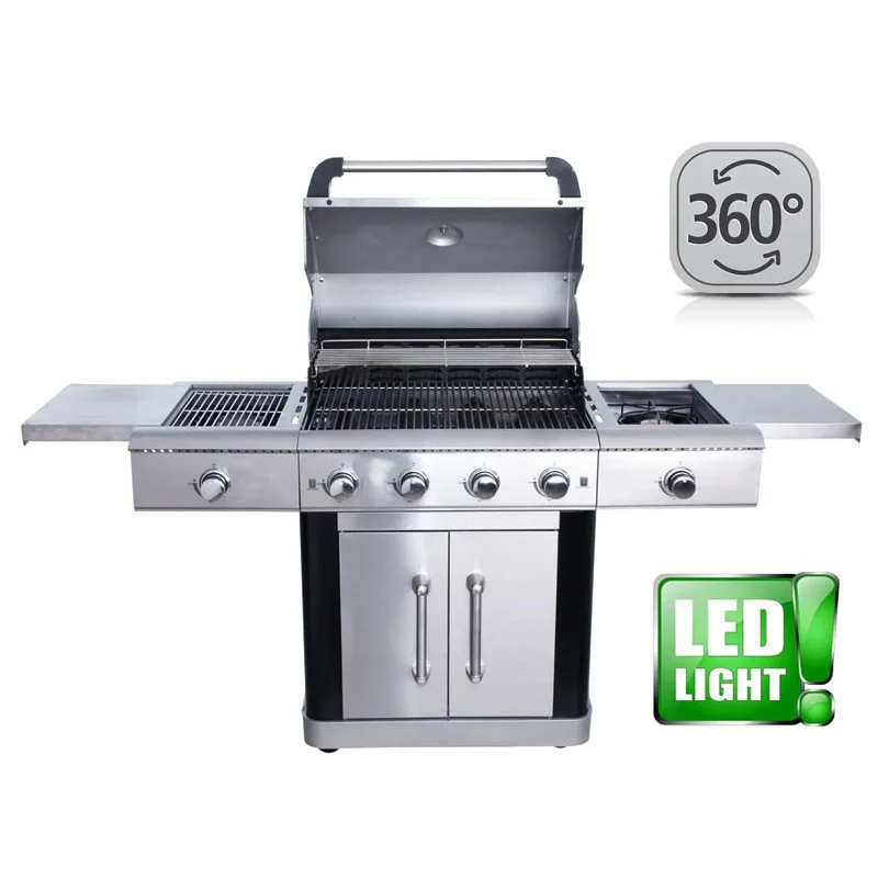 Factory Direct 2026 new 4+2 Burners Gas BBQ Grill Barbeque
