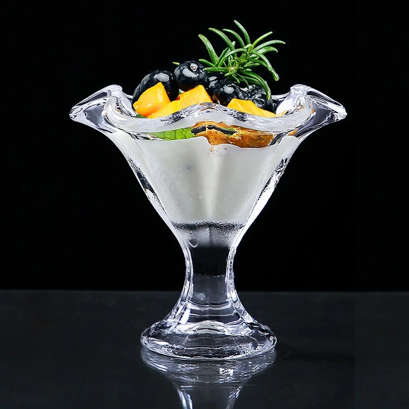 

220ml Fruit Juice Milk Tea Dessert Beverage Cocktail Martini Glass Cups Creative Ice-Cream Cup Bar Set