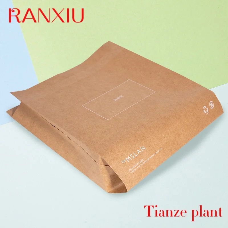 Custom Custom Biodegradable Expandable Kraft Paper Mailer Gusset Kraft Paper Cardboard Envelope