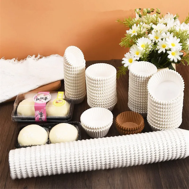 1000Pcs/pack White Muffin Cupcake Liner Baking Paper Cups Cake Stand Wedding Party Decor Cupcakes Cases