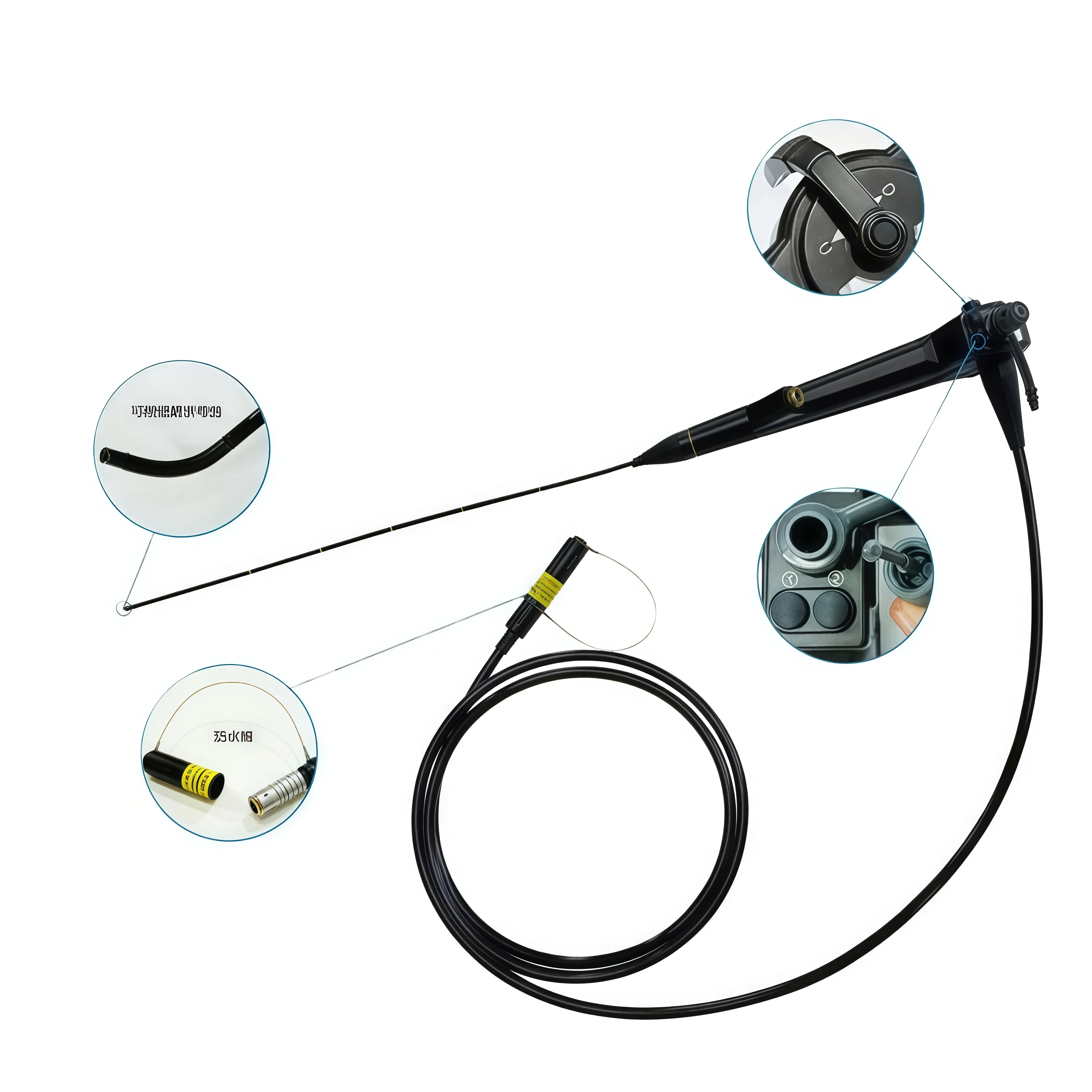 High-quality High-definition Class II  Nasal Throat Endoscope Camera Soft Lens FY Model 31 Endoscopy 1 Year Warranty