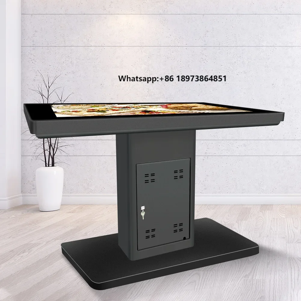 

Interactive Multi Touch Smart Coffee Table with Refrigerator Metal Living Packing Room Furniture