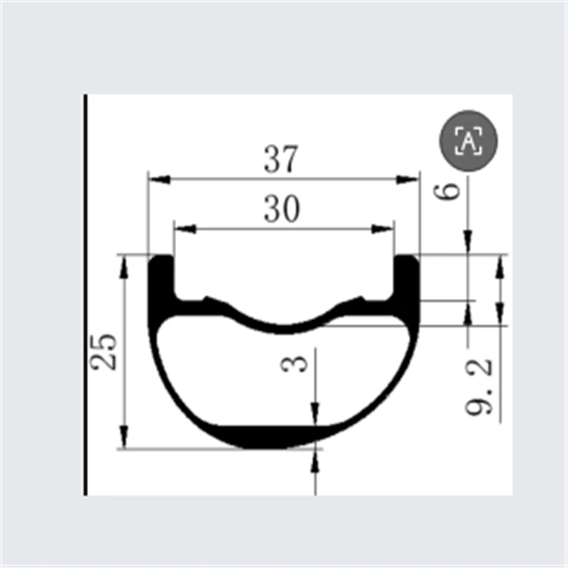 

MTB Carbon Wheels 32H 37mm Width XC Mountain Bike Wheelset 6 pawls Steel hub