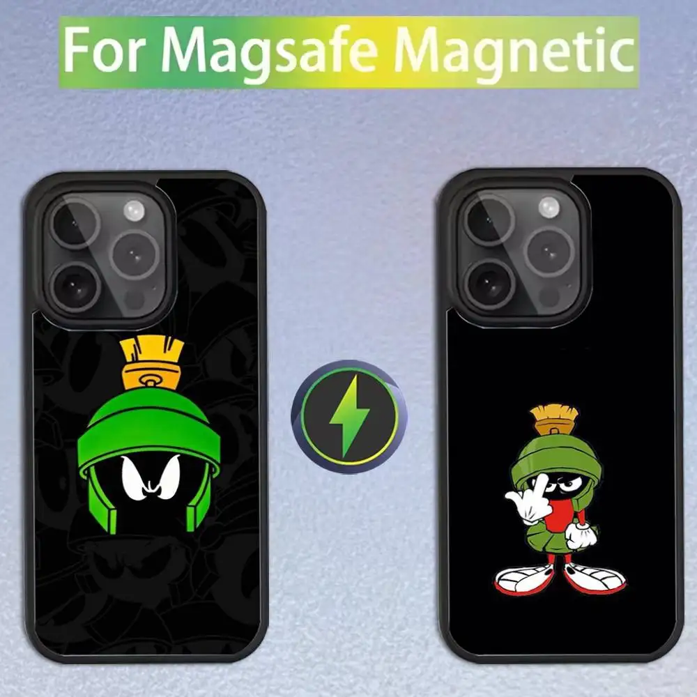 

M-Marvin The Martian Phone Case For iPhone 17,16,15,14,13,12,11,Pro,Max,Plus,Mini,SE Magsafe Magnetic Wireless Charging