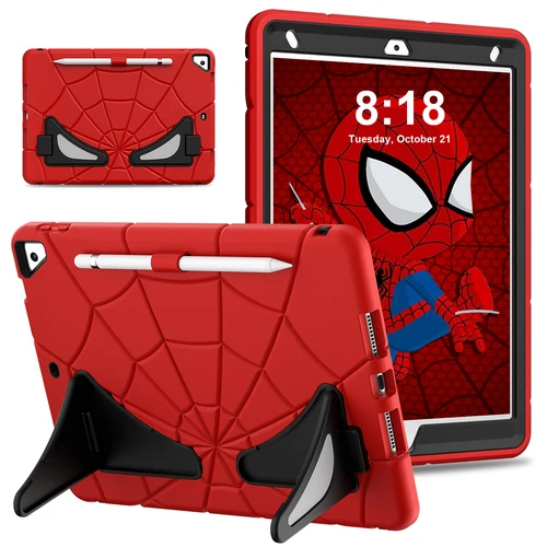 Para nuevo 2024 iPad Pro 11 Air 11 10,9 9,7 2017/2018 Pro 9,7 5/6/7/8/9th 10,2 2019/2020/2021 funda protectora con soporte para niños