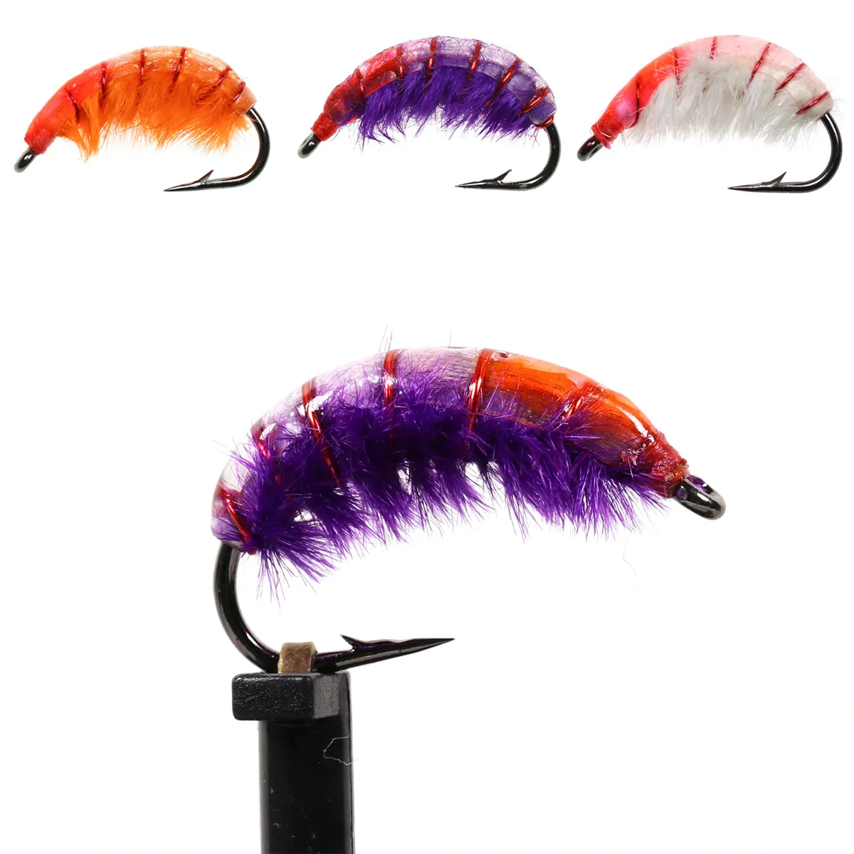 

5pcs Czech Nymph Fly Fishing Flies #10 Fly Fishing Hook Insect Flies for Trout Bass Streamer Freshwater Dry Fly