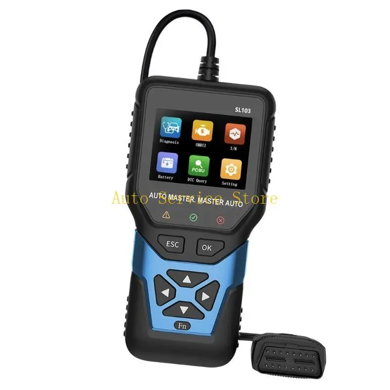 462A Car Diagnostic Scanner With Live Data Stream 2.8Inch Color Screen For Mechanic