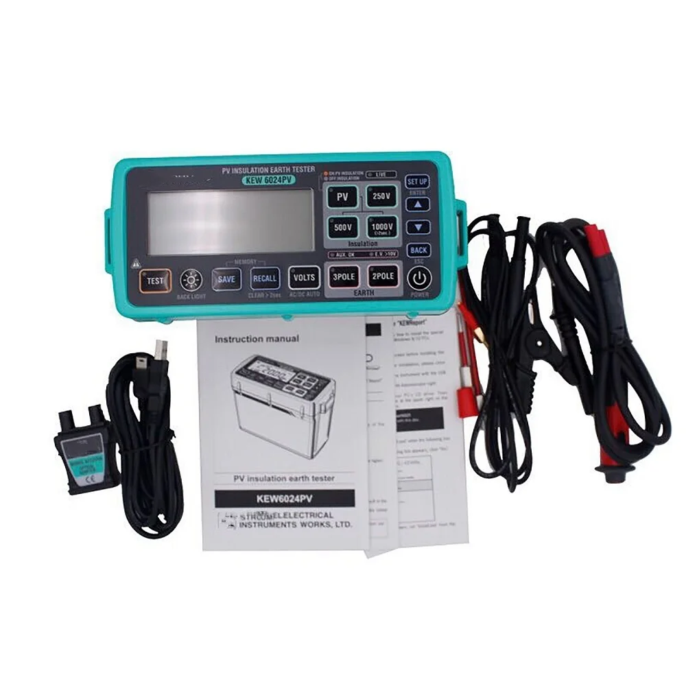 

Original Japan Kyoritsu KEW 6024PV PV Insulation Earth Tester
