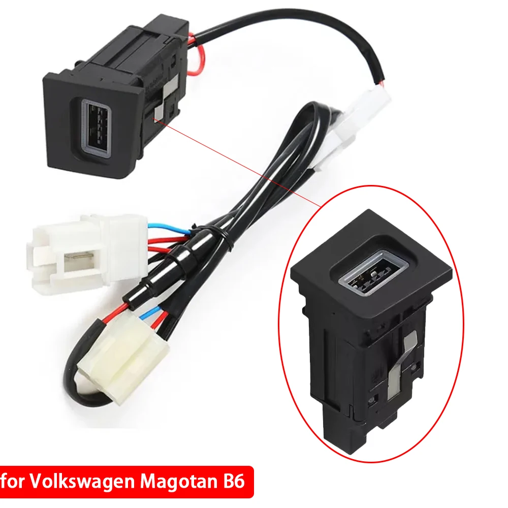 Auto-Ladegerät QC3.0 Schnellladegerät Schnelladapter für VW Magotan B6 Auto-Innenausstattung Modifikationsteile